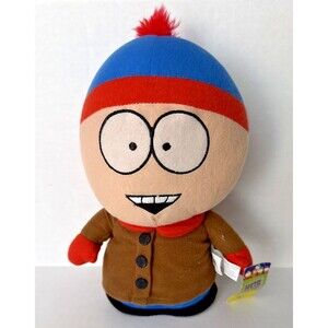 Nanco South Park Stan Marsh 12" Inches Plush 2008 Comedy Central Stuffed Toy